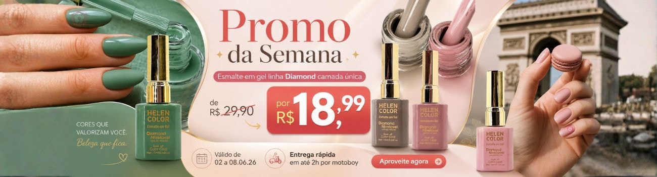 Banner fixo de promo de esmalte em gel