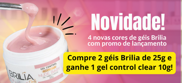 Produtos Brilia para unhas de gel