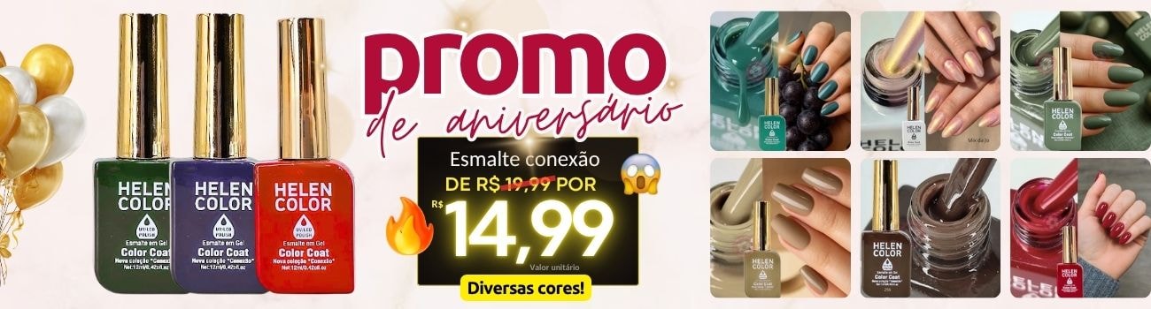 Banner fixo de promo de esmalte em gel
