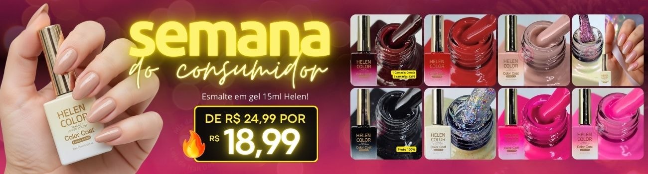 Banner fixo de promo de esmalte em gel