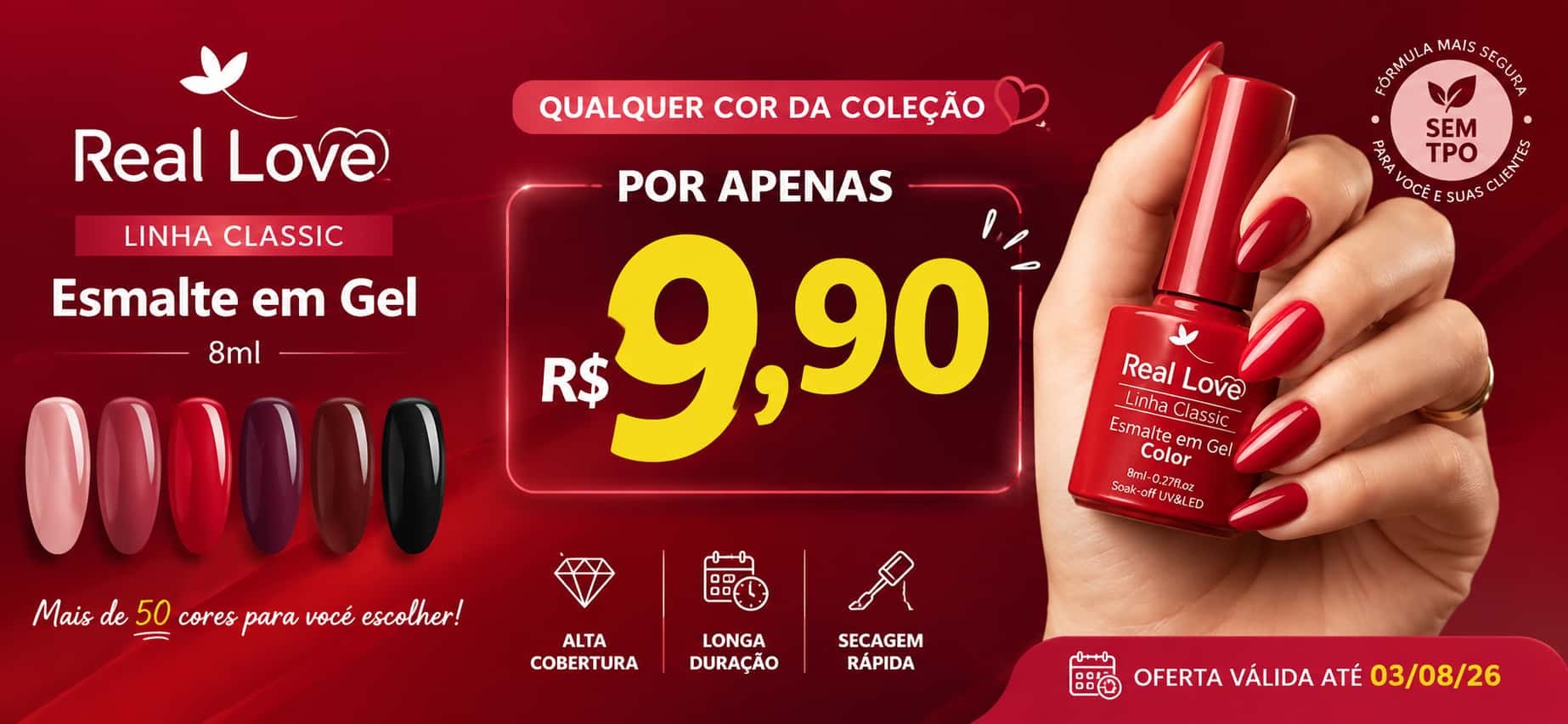 Promoções de esmalte em gel