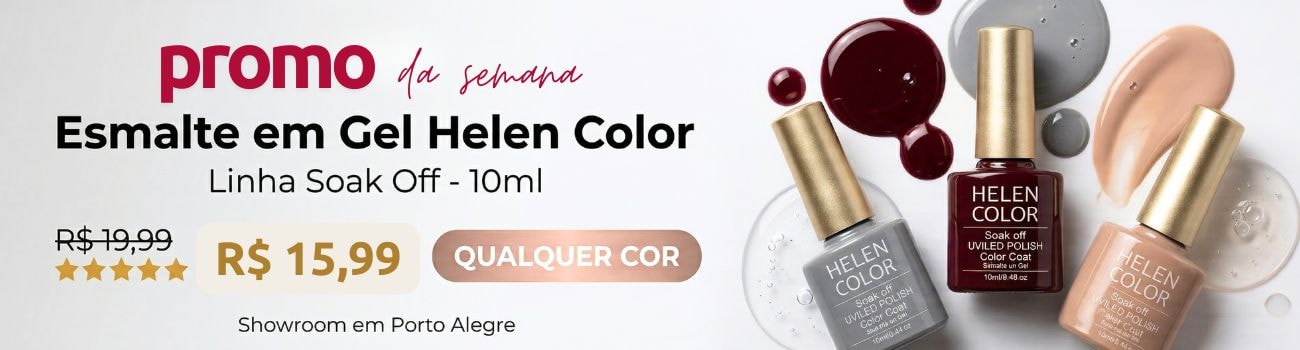 Banner fixo de promo de esmalte em gel