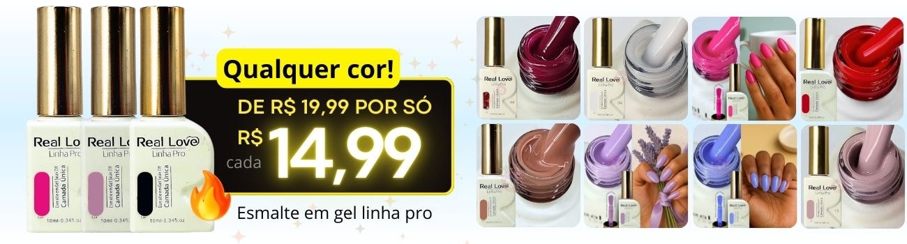 Banner fixo de promo de esmalte em gel