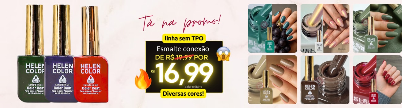 Banner fixo de promo de esmalte em gel