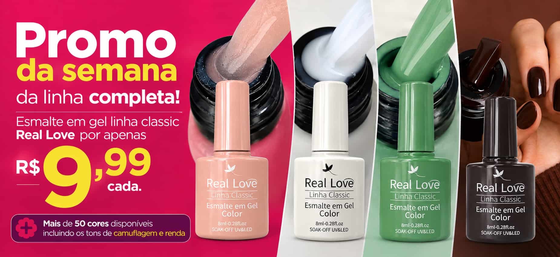 Promoções de esmalte em gel