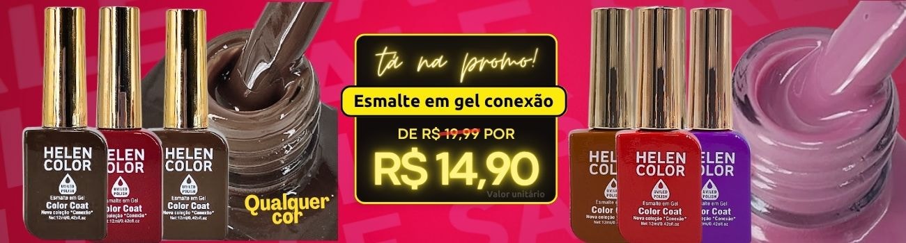 Banner fixo de promo de esmalte em gel