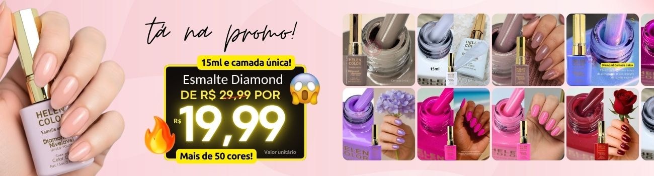 Banner fixo de promo de esmalte em gel