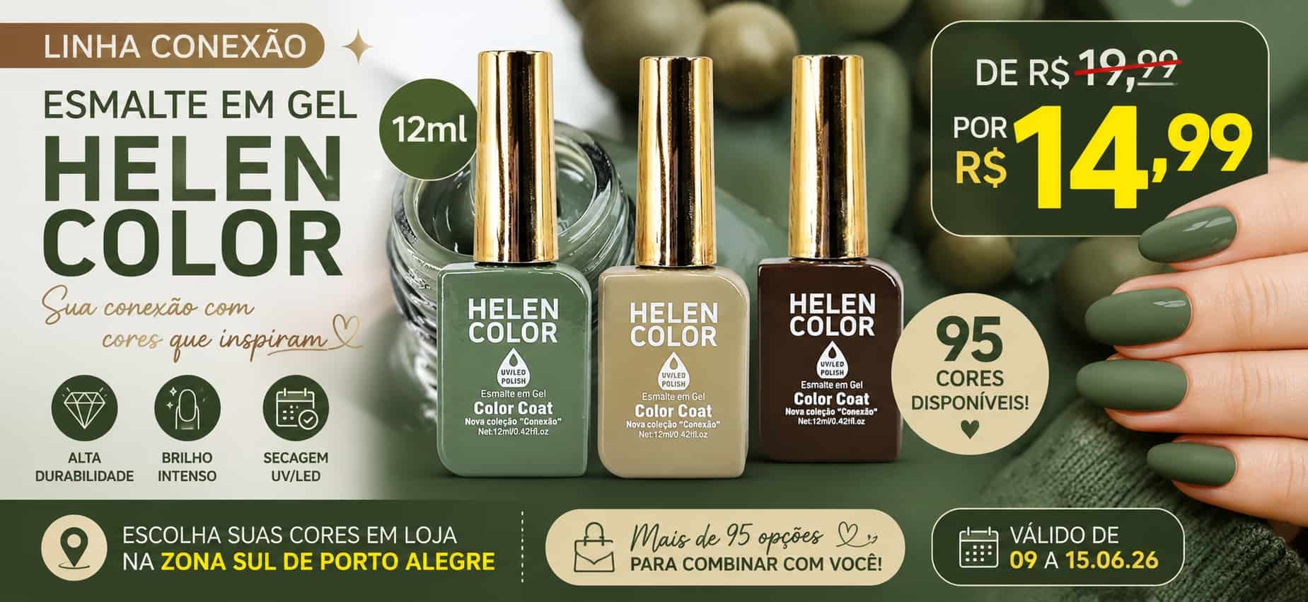 Promoções de esmalte em gel