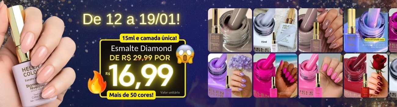 Banner fixo de promo de esmalte em gel