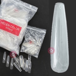 500 Postiças Ballerina Transparente 500 Postiças Ballerina Transparente