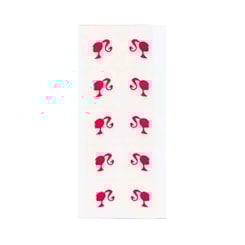 Adesivo Película da Barbie 3d 5 pares 02 Adesivo Película da Barbie 3d 5 pares 02