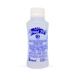 ALCOOL 70 LIQUIDO CINCO 100ml ALCOOL 70 LIQUIDO CINCO 100ml