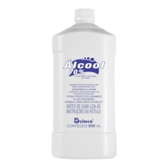 ALCOOL LIQUIDO CINCO 70% 950ML ALCOOL LIQUIDO CINCO 70% 950ML