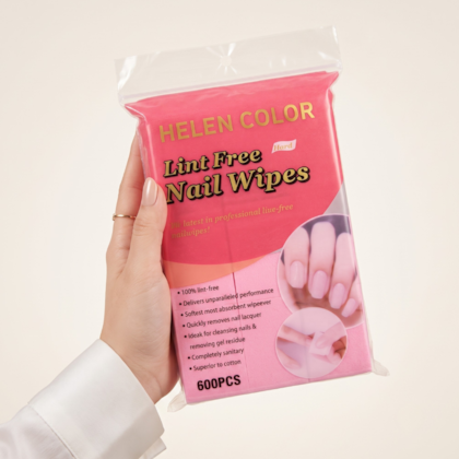Algodão Prensado Wipes Rosa Helen Color Hard Sem Fiapos