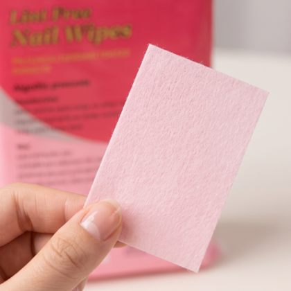 Algodão Prensado Wipes Rosa Helen Color Hard Sem Fiapos