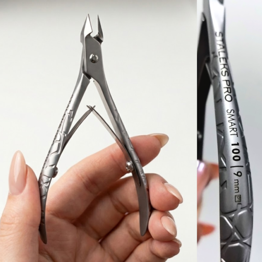 Alicate de Cuticula Staleks Pro 100-9L Serie Smart 100 para unhas