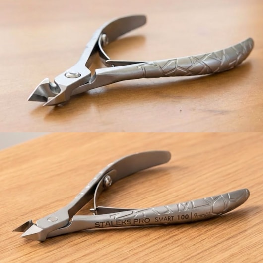 Alicate de Cuticula Staleks Pro 100-9L Serie Smart 100 para unhas