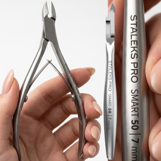 Alicate de Cuticula Staleks Pro - NS-50-7 - Serie Smart 50 para unhas