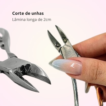 Alicate para cortar unhas Inox Real Love