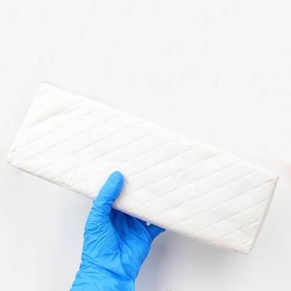 Almofada Branca Apoio de Mão para Trabalho de Manicure