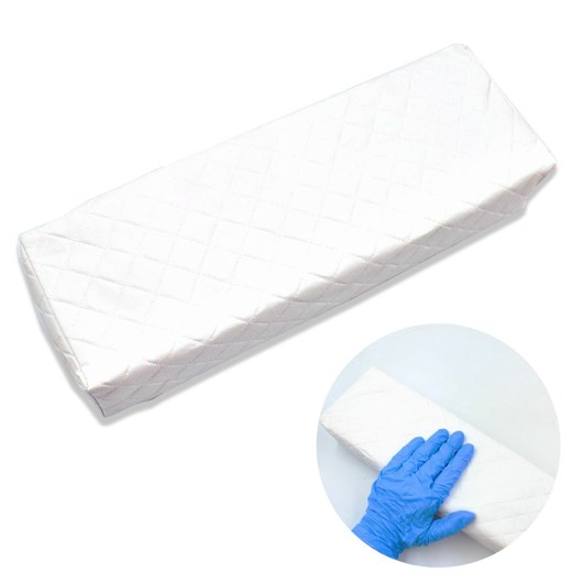 Almofada Branca Apoio de Mão para Trabalho de Manicure - Imagem principal - f16046fe-4fdb-4b02-a496-25a5ae5d63cf
