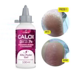 Amaciante em gel de calos Calox Cora 100ml Passo 1 Amaciante em gel de calos Calox Cora 100ml Passo 1