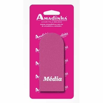 Amadinha Lixa Pedicure Rosa Media C/ 12 Unids