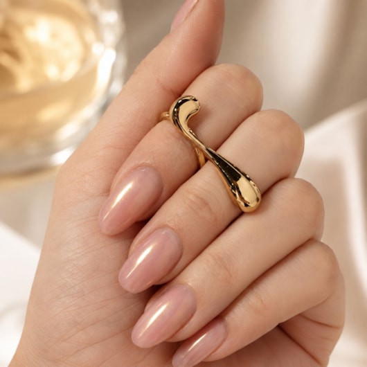 Anel para fotos de unhas Nota Musical para unhas