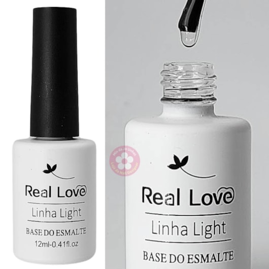 Base do esmalte Real Love 12ml Capa base para unhas