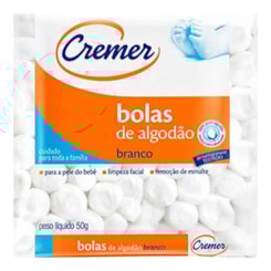 Bolas De Algodão Cremer 50g Bolas De Algodão Cremer 50g