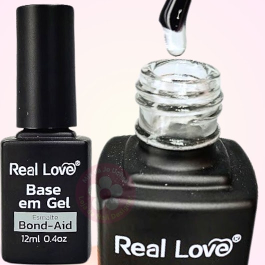Bond-Aid Base em gel para esmaltação em gel Real Love Capa base para unhas