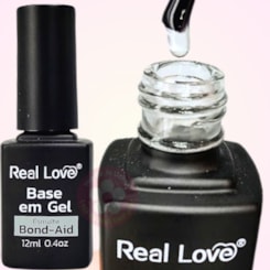 Bond-Aid Base em gel para esmaltação em gel Real Love Capa base Bond-Aid Base em gel para esmaltação em gel Real Love Capa base