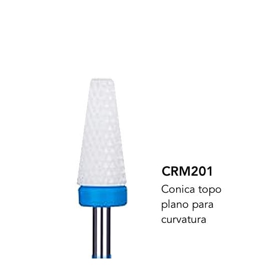 Broca de cerâmica - Modelo CRM-201 para curvatura das unhas para unhas
