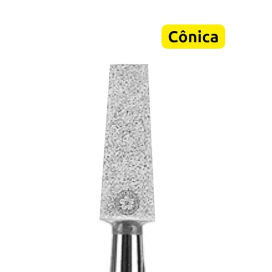 Broca de Pedra de Carbureto Branca para cutilagem - Fina para unhas