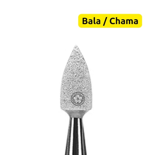 Broca de Pedra de Carbureto Branca para cutilagem - Fina para unhas