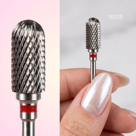 Broca de Tungstênio Cilindrica Corte Fino Topo ativo para unhas