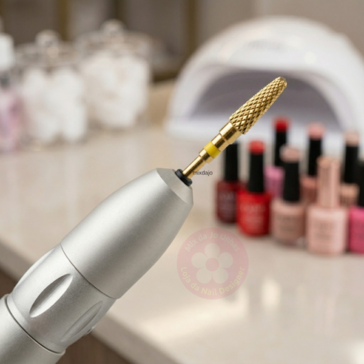 Broca de tungstênio Cõnica extra fina Real Love 35 para unhas