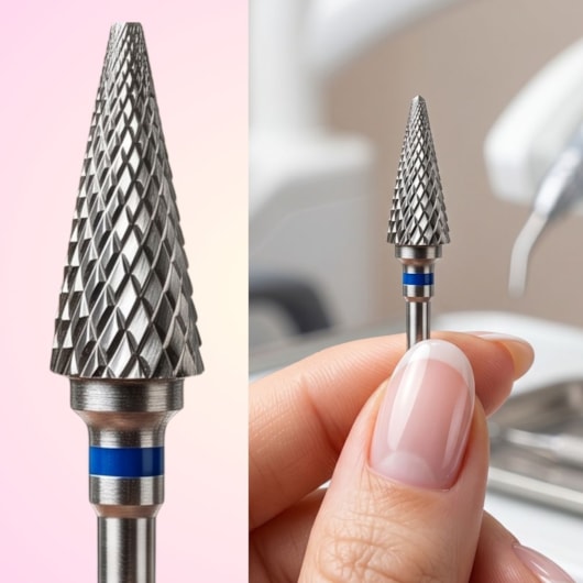 Broca De Tungstenio Guarda Chuva Corte médio para unhas