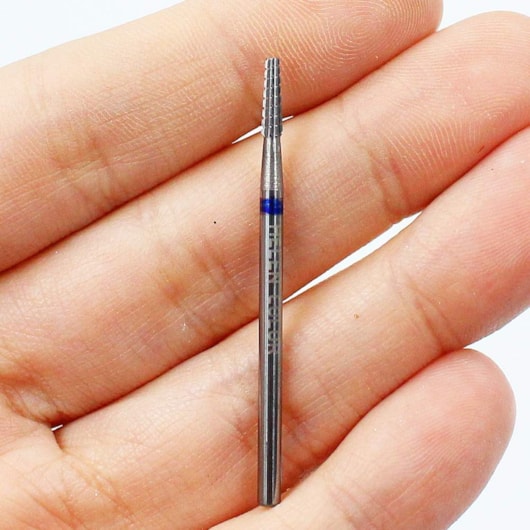 Broca de Tungstênio Mini cônica para limpeza inferior para unhas