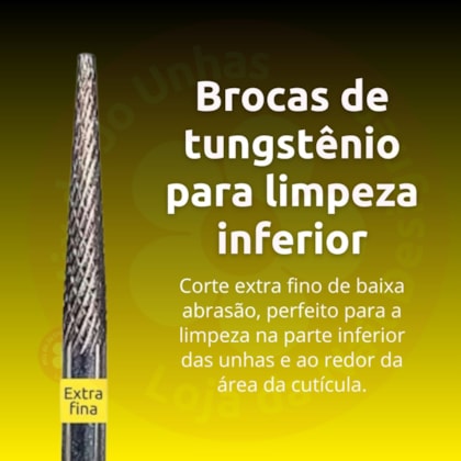 Broca de tungstênio ponta de lápis corte extra fino Helen Color 41