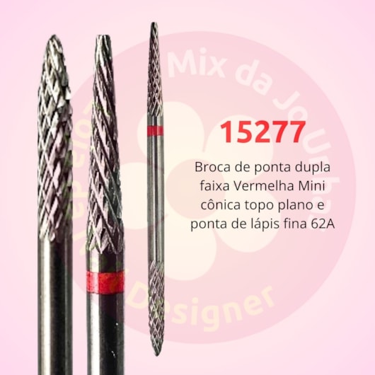 Broca de Tungstênio ponta dupla Limpeza inferior para unhas