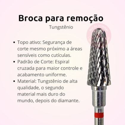 Broca de Tungstenio Tronco Staleks Pro Fina