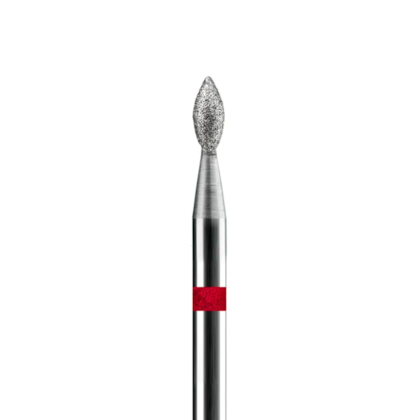 Broca Diamantada 830 chama para cutículas Brilho Azul e Vermelha Corte:Médio (Azul)