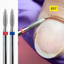 Broca Diamantada 837 para cutículas Brilho Broca Diamantada 837 para cutículas Brilho
