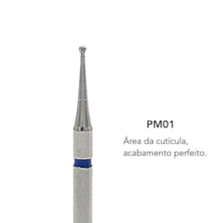 Broca diamantada brilho - BRL-PM01 para área da cutícula