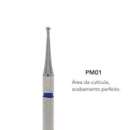 Broca diamantada brilho - BRL-PM01 para área da cutícula