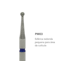 Broca diamantada brilho - BRL-PM03 para área da cutícula