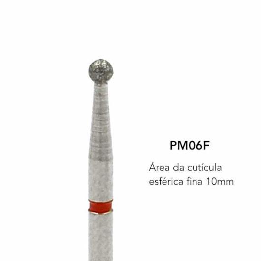 Broca Diamantada Brilho - modelo:Pm-06f para unhas