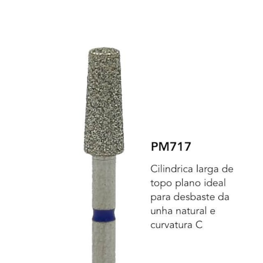 Broca Diamantada Brilho - modelo:Pm-717 para unhas