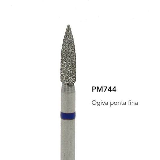 Broca Diamantada Brilho - modelo:Pm-744 para unhas